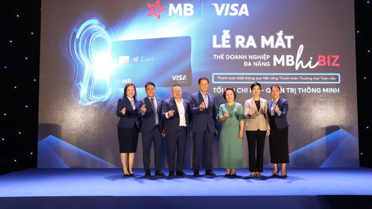 Thúc đẩy chuyển đổi số doanh nghiệp với MB Visa Hi BIZ