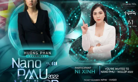 Hoàng Thị Dung - Thử thách tạo thành công trong cuộc thi phun xăm thẩm mỹ lớn tại Việt Nam.