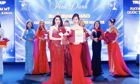 Hoa hậu Ruby Đào – Phó Chủ tịch Quốc tế Group, Ban giám khảo quyền lực tại Hoa hậu Doanh nhân Hòa bình Trái đất Quốc tế 2026