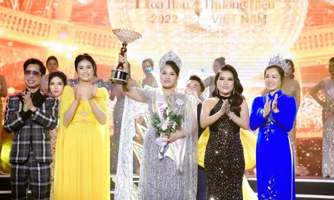 Doanh nhân Phạm Thị Kim Oanh được gọi tên cho ngôi vị Á hậu 1 Hoa hậu Thương hiệu Việt Nam 2022