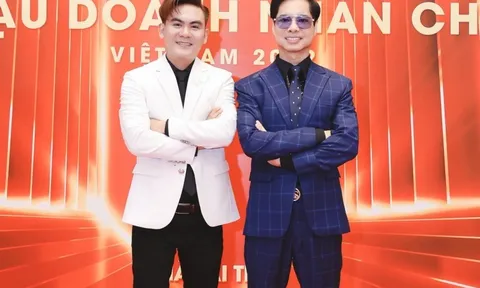 Hồ Nhật Huy cùng Ngọc Sơn khuấy động không khí buổi họp báo ra mắt Hoa hậu Doanh nhân Châu Á Việt Nam 2022