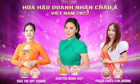 Cuộc đua căng thẳng cho vị trí dẫn đầu trên BXH Hoa hậu Doanh nhân Châu Á Việt Nam 2022
