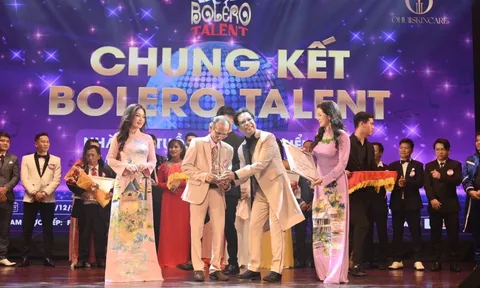 Thí sinh Đặng Minh Khoa đạt giải khuyến khích Bolero Talent 2022
