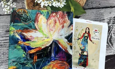 Vải áo dài món quà ý nghĩa dành tặng người thân vào dịp lễ - Vải Đất Lành