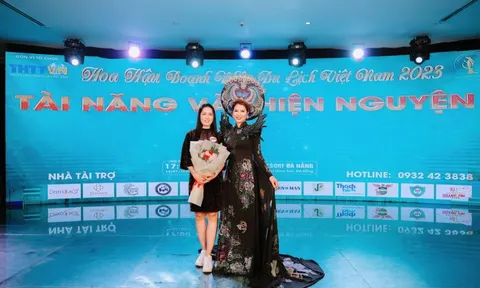 Tấm lòng nhân ái của doanh nhân Trần Thị Huyền Trân tại cuộc thi Hoa hậu Doanh nhân Du lịch Việt Nam 2023