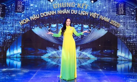 Nguyễn Thị Vân Anh đạt danh hiệu Người đẹp tài năng Hoa hậu Doanh nhân Du lịch Việt Nam 2023