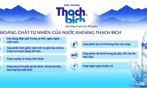 Nước khoáng Thạch Bích đem đến những trải nghiệm tuyệt vời cho người sử dụng