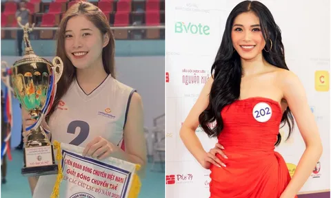 Cận cảnh nhan sắc ngoài đời của Hoa khôi bóng chuyền gây sốt khi đi thi Hoa hậu SA, T