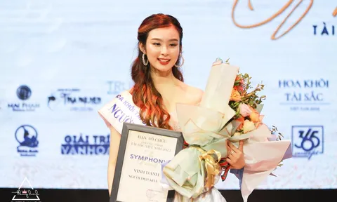 Hoa khôi Tài Sắc 2022: Trương Thảo My giành giải Người đẹp Khả Ái