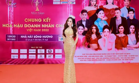 Á hậu Lê Thị Hồng Thắm – Giám khảo quyền lực chung kết Hoa hậu Doanh nhân Châu Á Việt Nam 2022