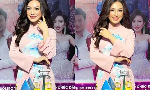 Hoa hậu Vũ Ngọc Anh – Chân dung vị giám khảo xinh đẹp và tài năng của Bolero Talent 2022