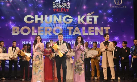 Thí sinh Lê Xuân Long đoạt giải khuyến khích cuộc thi Bolero Talent 2022
