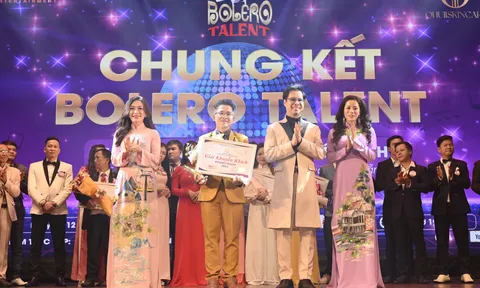 Huỳnh Văn Trung đạt giải khuyến khích chung kết Bolero Talent 2022
