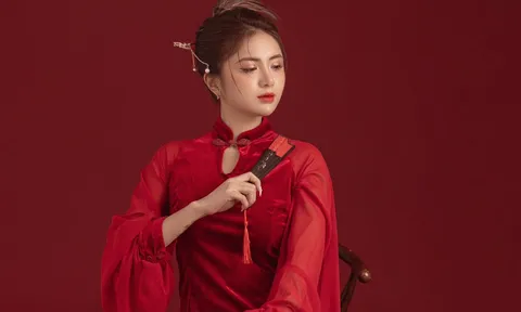 Ngắm nhìn bộ ảnh Tết cực chất của người mẫu ảnh Vân Anh