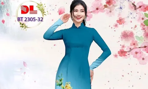 Những mẫu áo dài thanh lịch sang trọng dành cho giáo viên - Vải Đất Lành