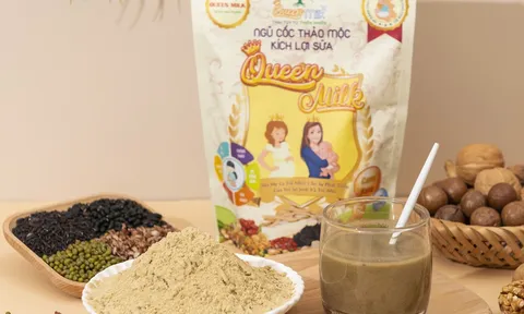 "Chìa khóa vàng" tạo sữa mẹ chất lượng với ngũ cốc lợi sữa Queen Milk