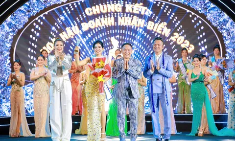 Với điểm bình chọn từ khán giả, Từ Lê Thuỷ Hồng Chuyên trở thành Người đẹp được yêu thích nhất Hoa hậu Doanh nhân Biển 2023