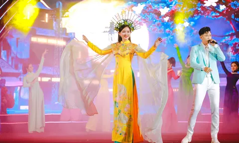 Hoa hậu Mai Anh và màn xuất hiện đặc biệt tại đêm chung kết Hoa hậu Doanh nhân Biển 2023