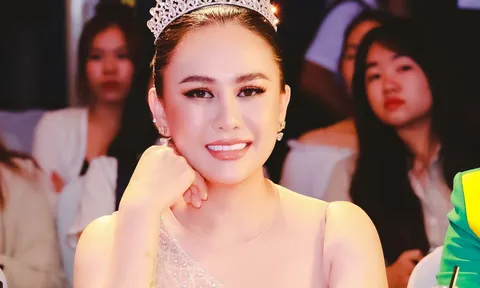 Hoa hậu Lý Kim Ngân nổi bật xuất hiện cùng dàn hậu tại Bán kết Hoa hậu Doanh nhân Du lịch Việt Nam 2023