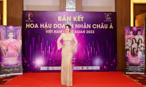 Hoa hậu Khương Phương Anh đồng hành cùng doanh nhân trẻ tại cuộc thi Miss Asian 2023