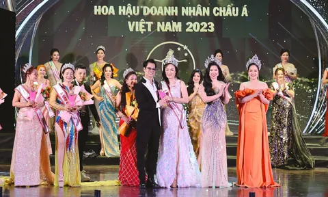 Doanh nhân Võ Thị Ngọc Ngân đăng quang Á hậu 1 Hoa hậu Doanh nhân Châu Á Việt Nam 2023