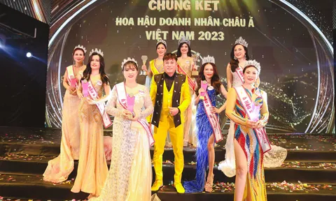 BST dạ hội của NTK Tommy Nguyễn trên sân khấu Hoa hậu Doanh nhân Châu Á Việt Nam 2023