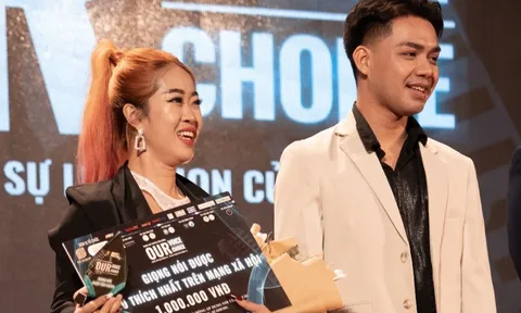 Thí sinh Nguyễn Hoàng Mỹ Linh  chính thức đoạt giải Giọng nói được yêu thích nhất tại Our Voice - Our Choice 2023