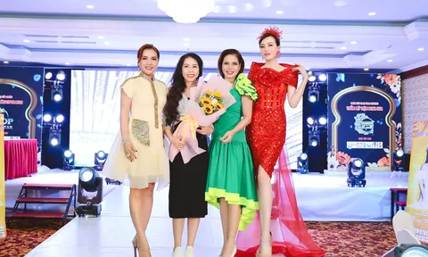 Vẻ đẹp nhân ái của doanh nhân Cao Thị Thanh tại Hoa hậu Doanh nhân Đất Việt 2023