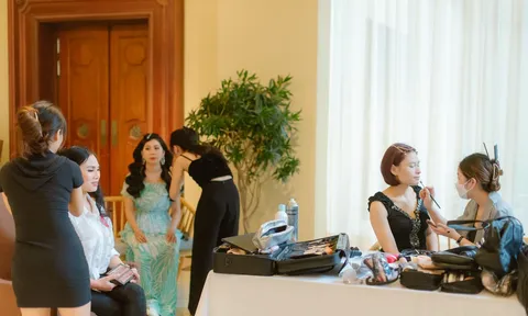 Makeup Artist Bom Hồ tài trợ trang điểm cho cuộc thi Hoa hậu Doanh nhân Đất Việt 2023