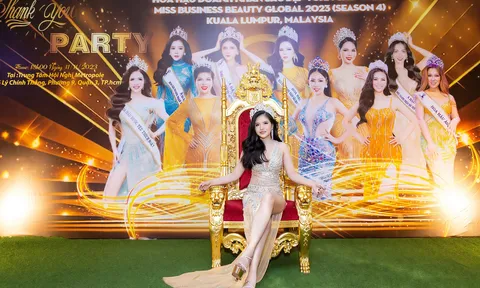 Á hậu Trần Thị Mỹ Phương bay về Việt Nam tham dự thanks party Hoa hậu Doanh nhân Sắc đẹp Toàn cầu 2023